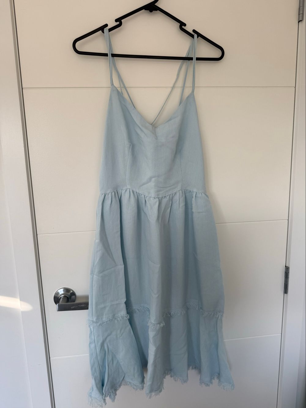 Atmos & Here Blue Cadence Midi Dress