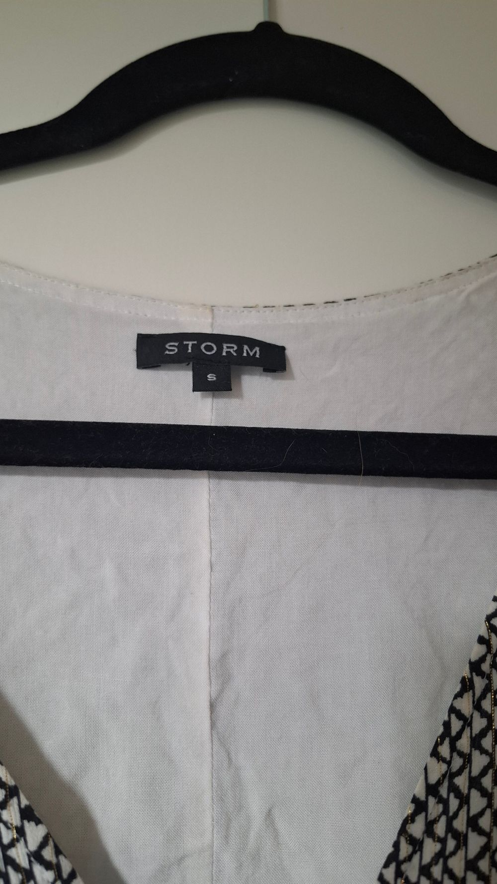 Storm Black And White Geometric Maxi Dress