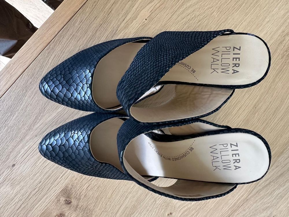 ziera black heels 37