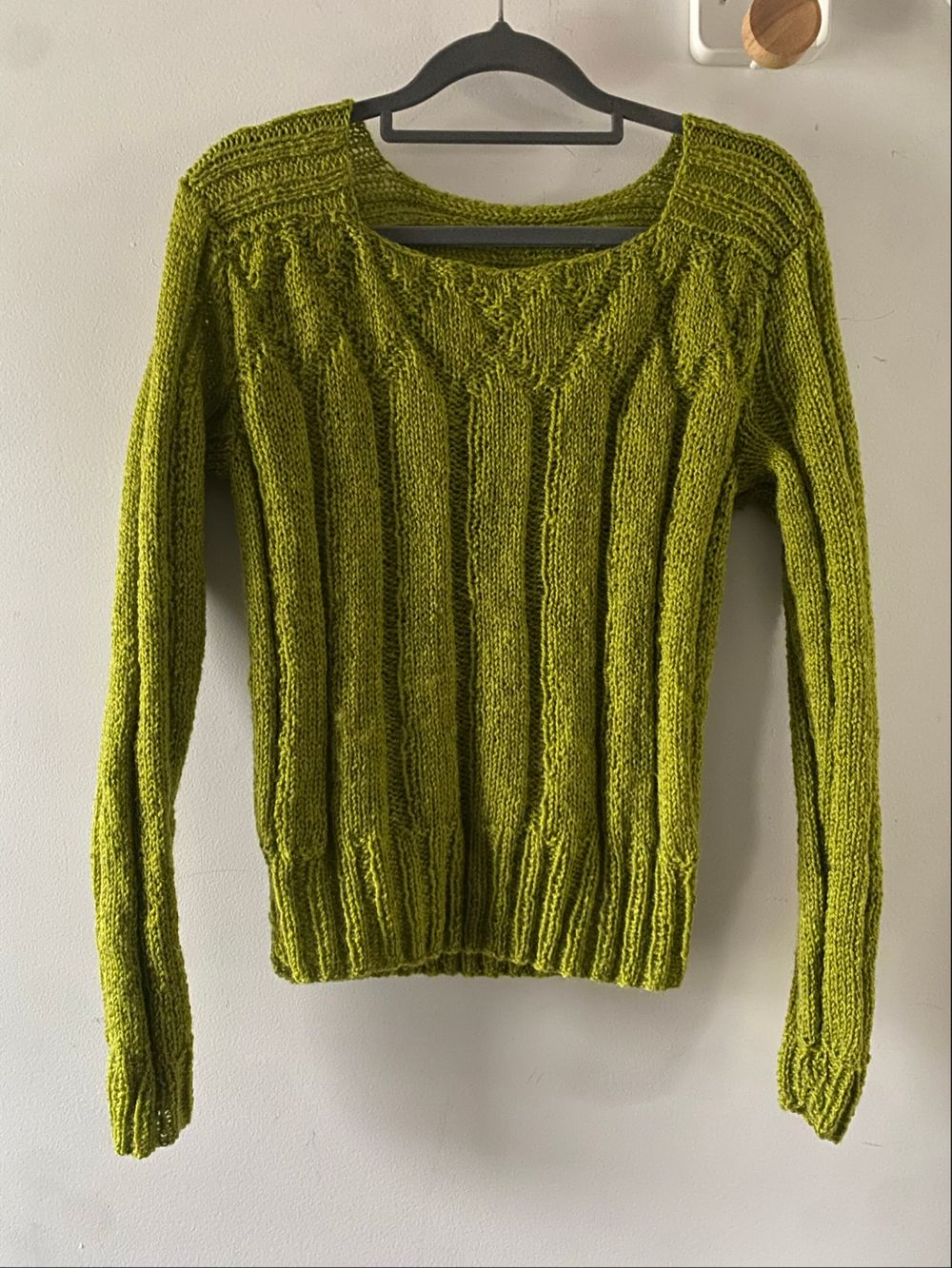 Green Hand Knitted Jersey