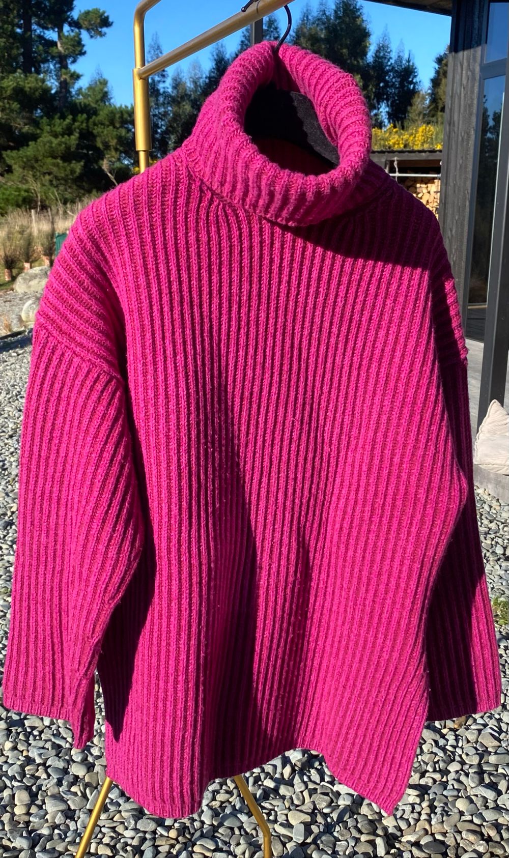 Raspberry Pink Woollen Jumper by Acne Studios