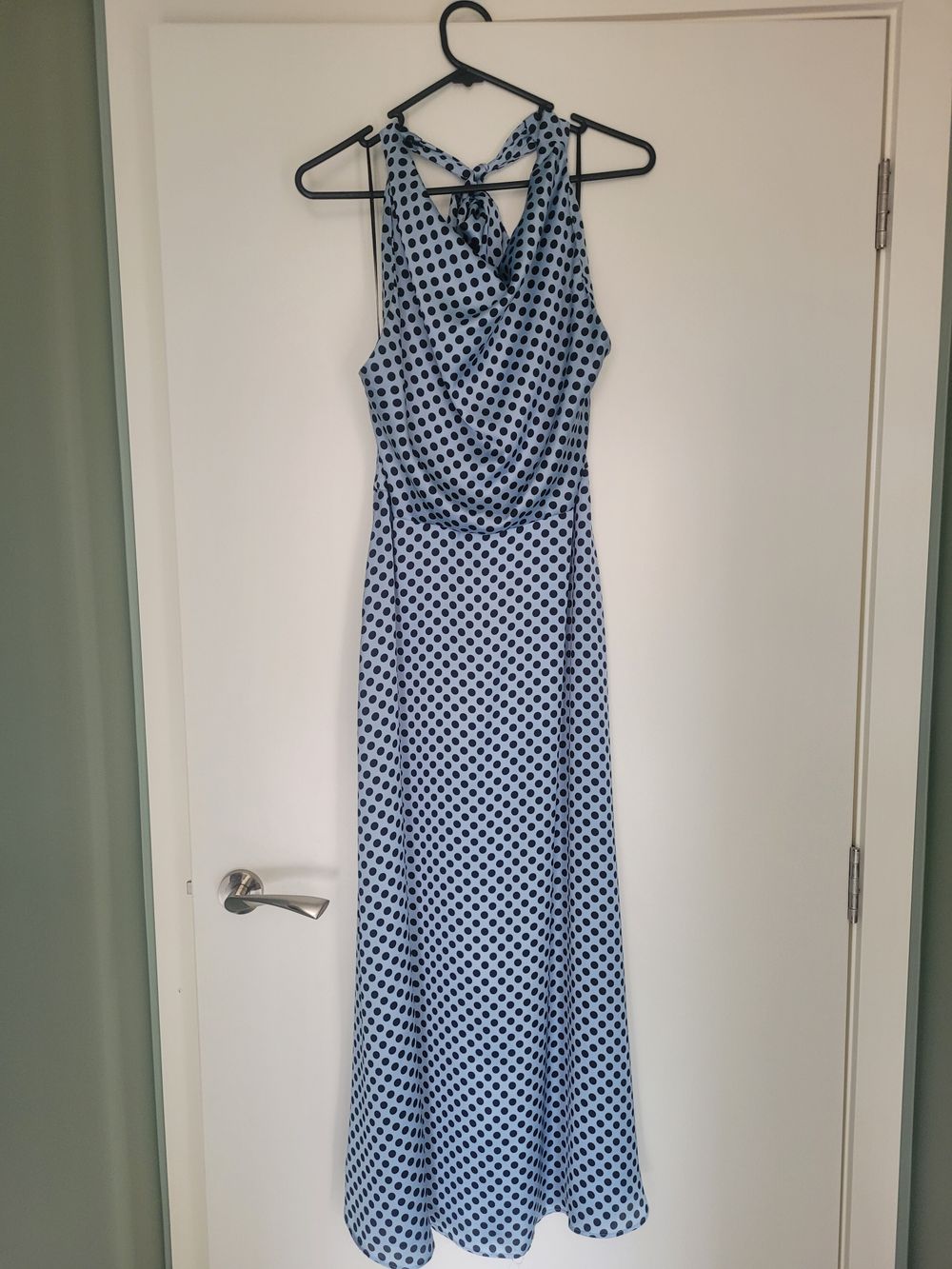 Zara - Blue polka dot Zara dress on Designer Wardrobe