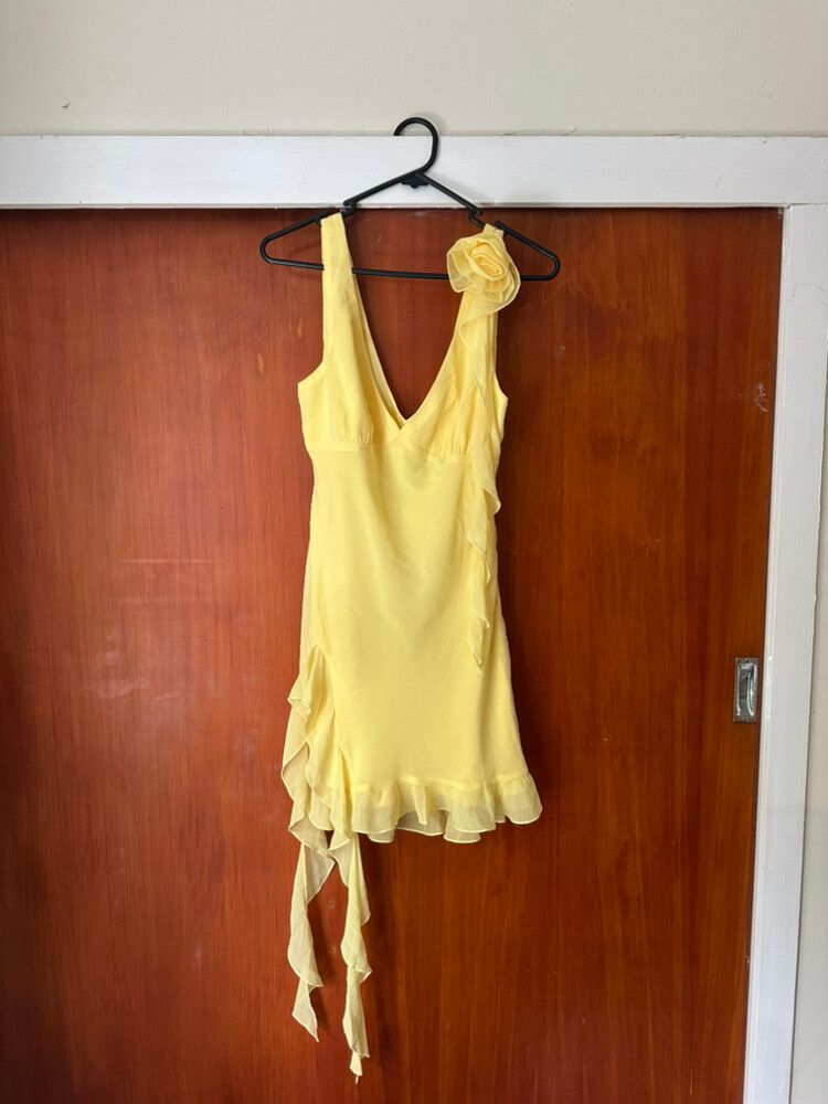 White Fox - White Fox Boutique Yellow Mini Dress on Designer Wardrobe