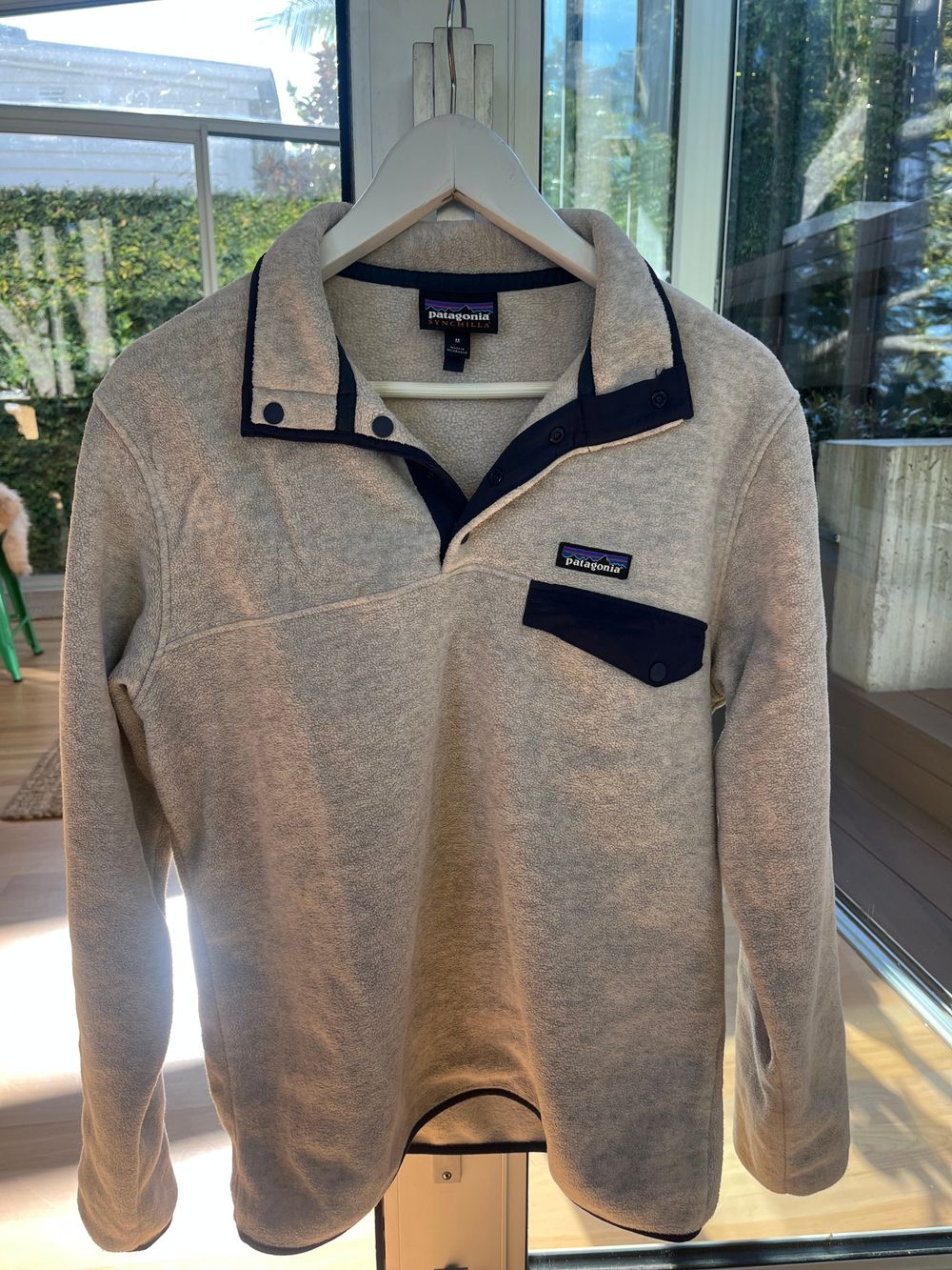 Patagonia Beige Synchilla Fleece Pullover