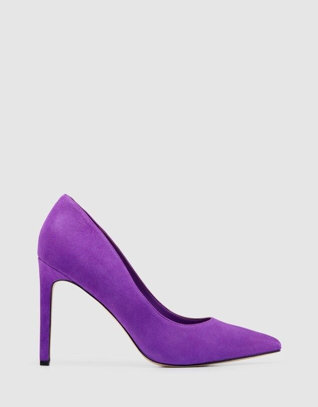 Nine West Purple Suede Pumps