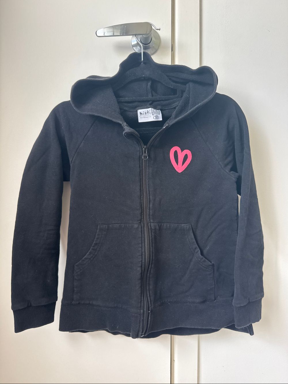 Miinti Black Zip Hoodie