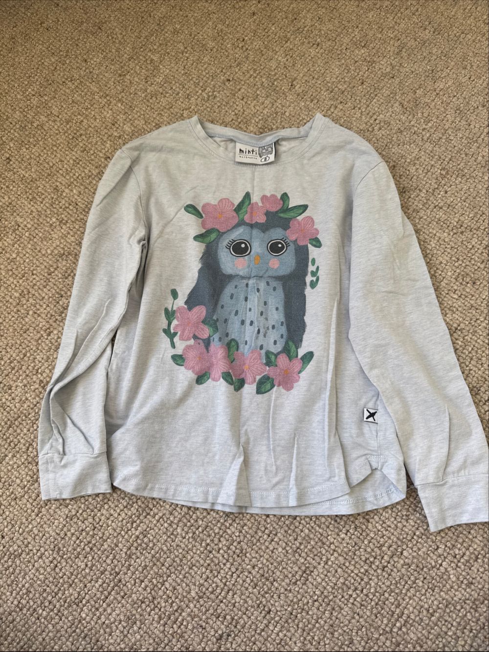 Minti Owl Long Sleeve Tee