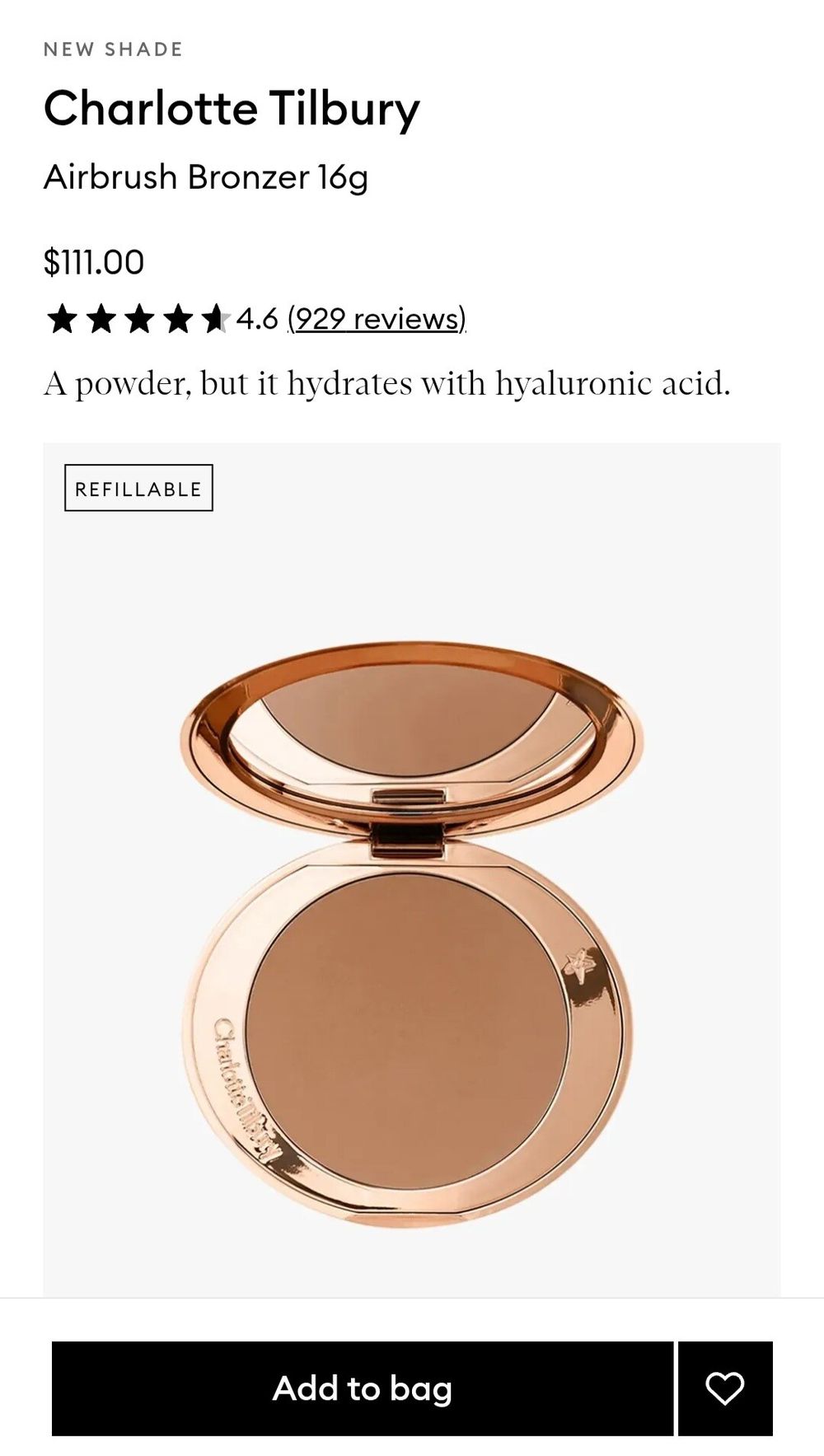 Charlotte Tilbury Bronzer