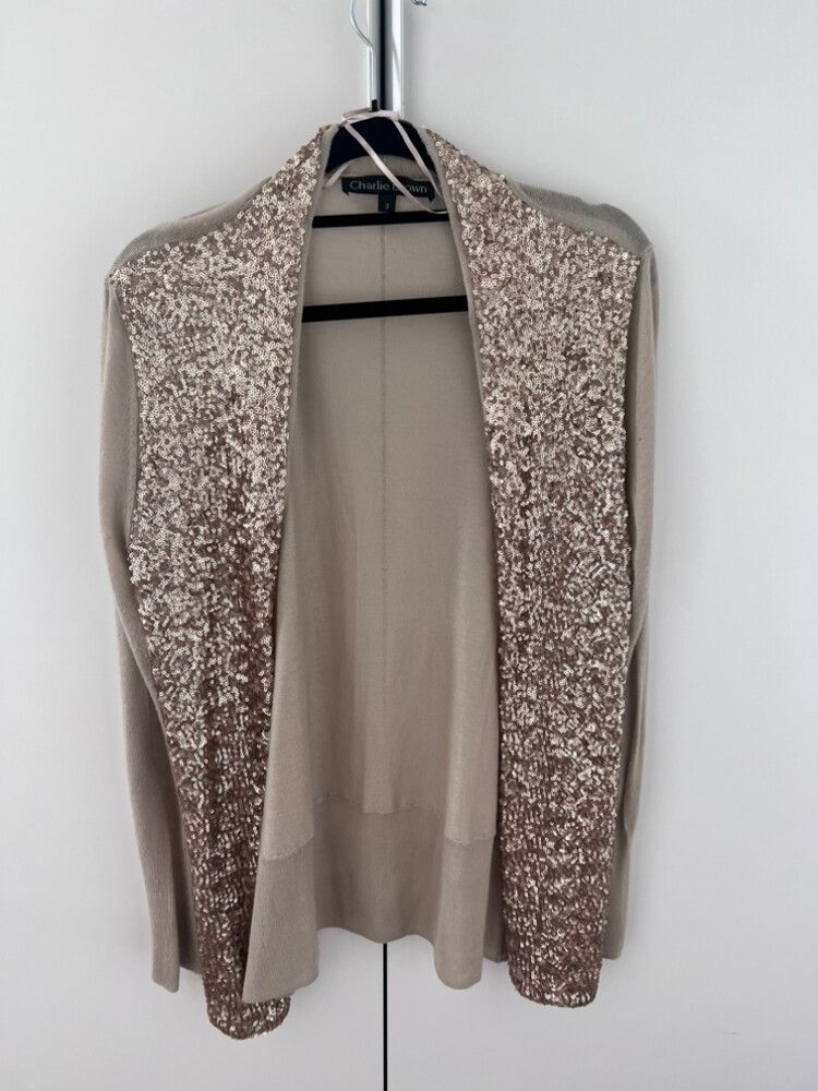Gold Sequin Cardy