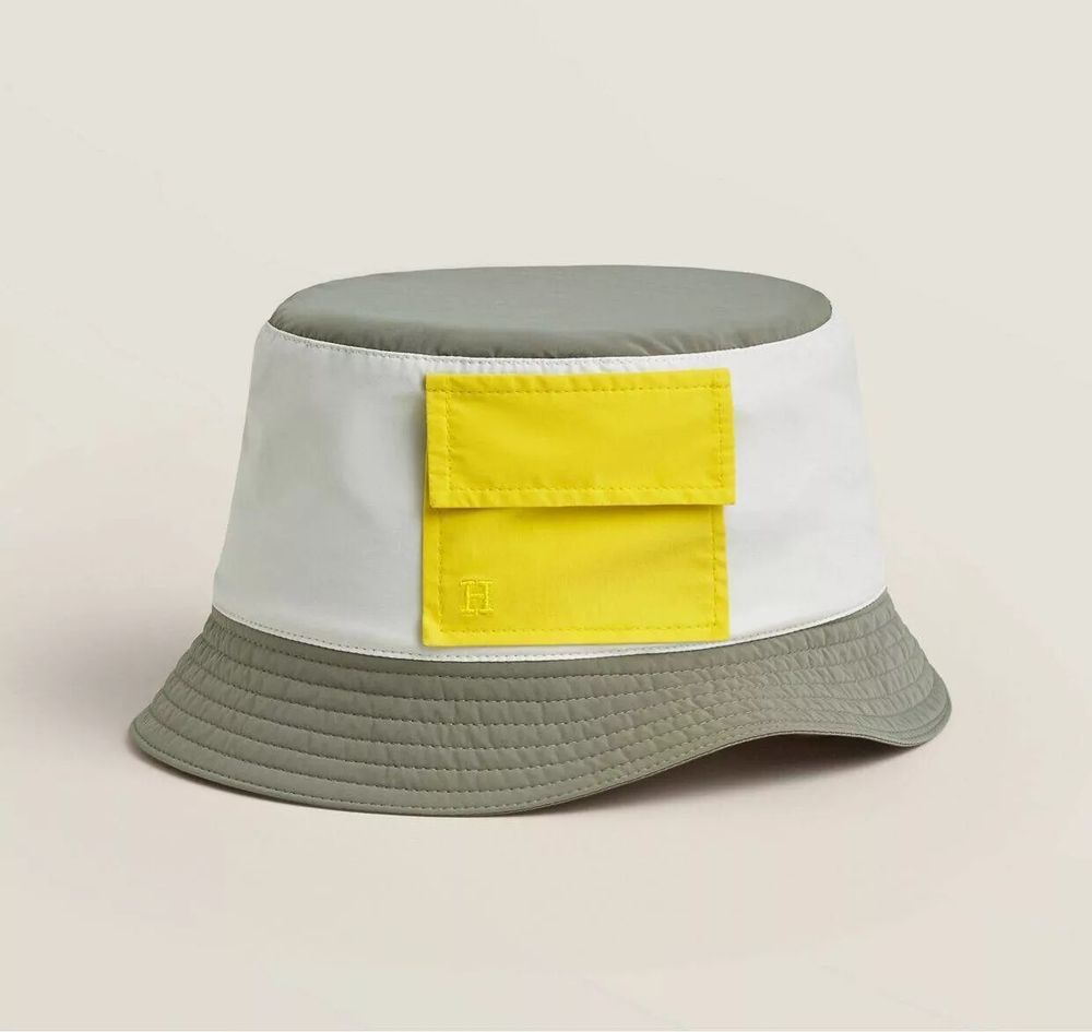 Grey & Yellow Reversible Ethan Bucket Hat