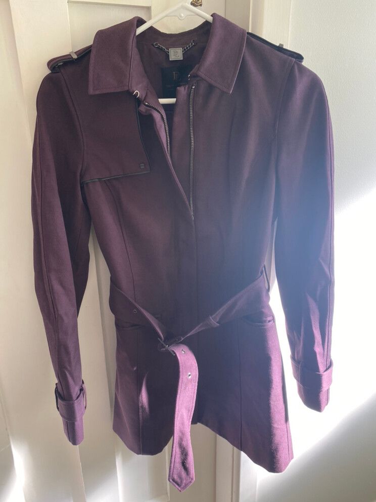 Purple Trench Coat