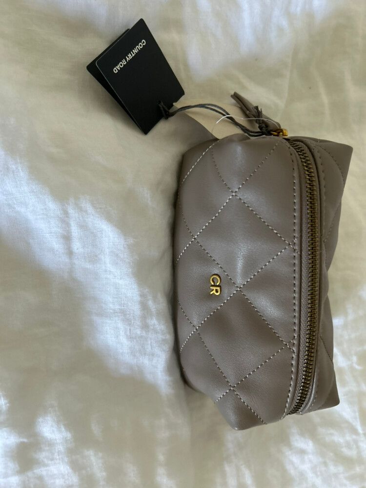 Country Road Mini Zip Top Cosmetic Bag