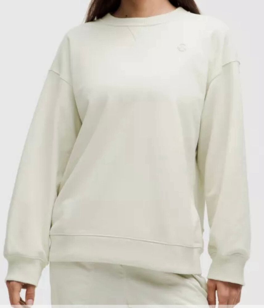 Lululemon Bone Oversized French Terry Pullover