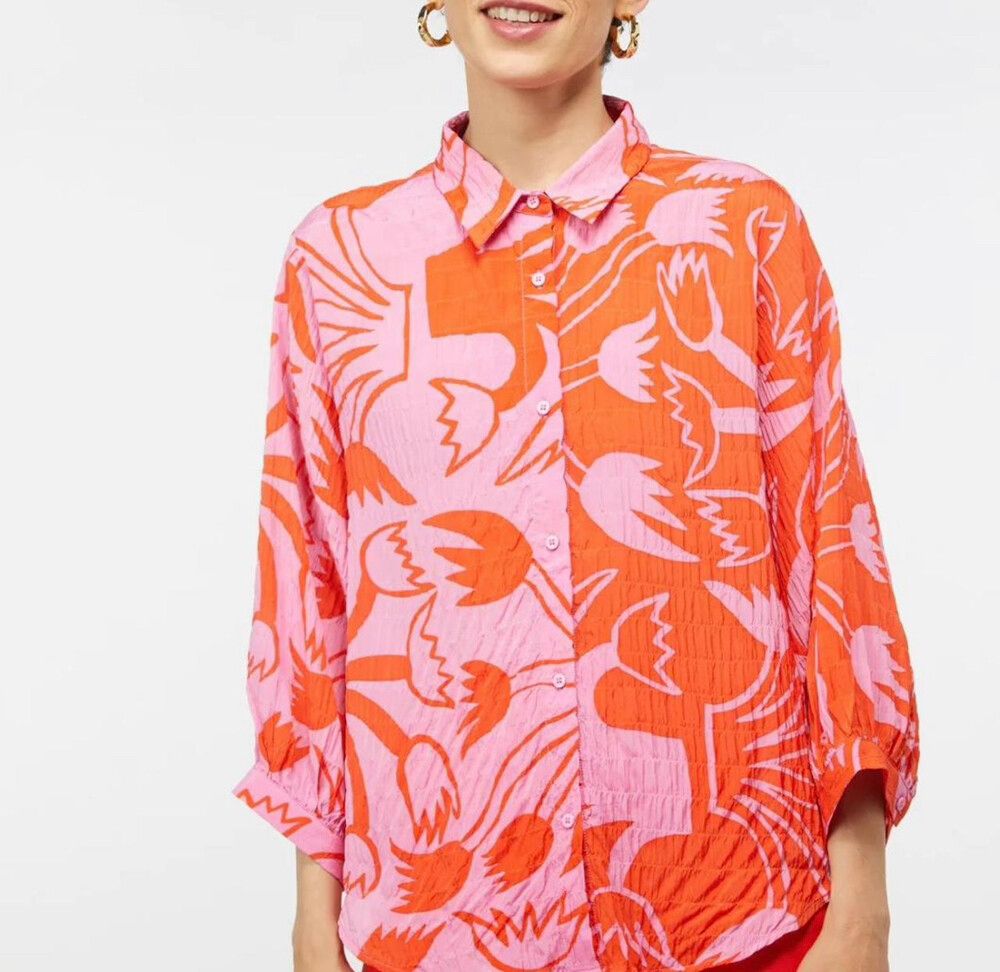 Gorman Pink and Orange Floral Shirt
