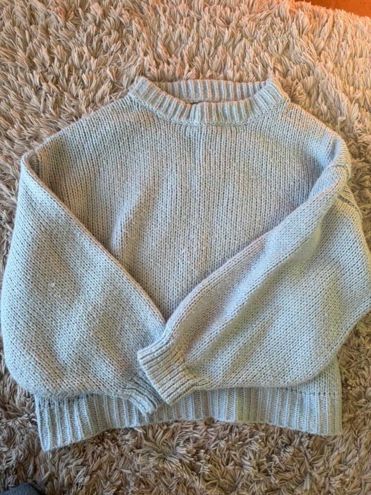 blue knit
