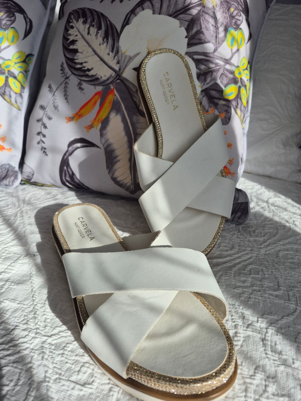 Carvela Kurt Geiger White Sandals