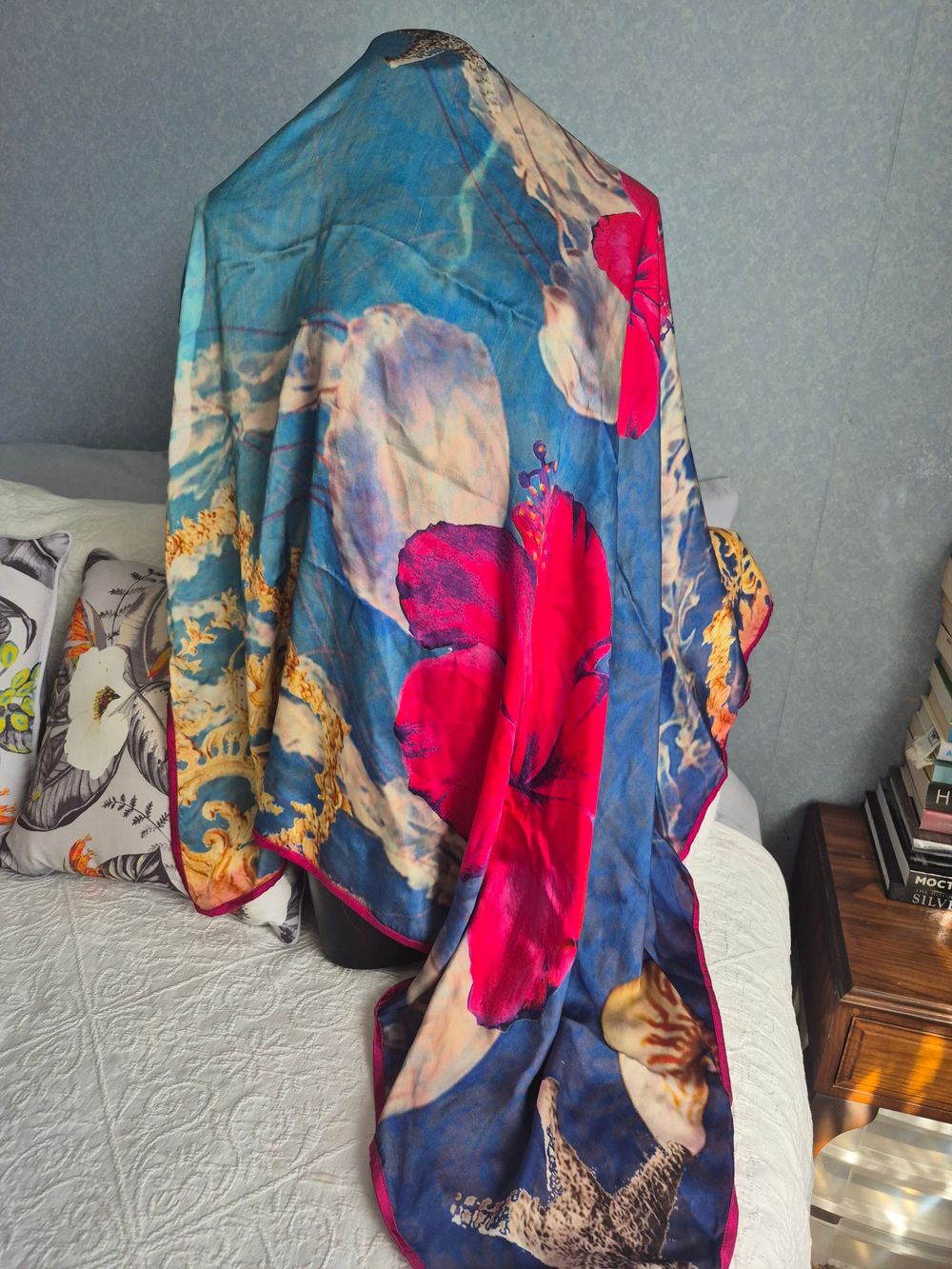 Good Earth Hibiscus Scarf.