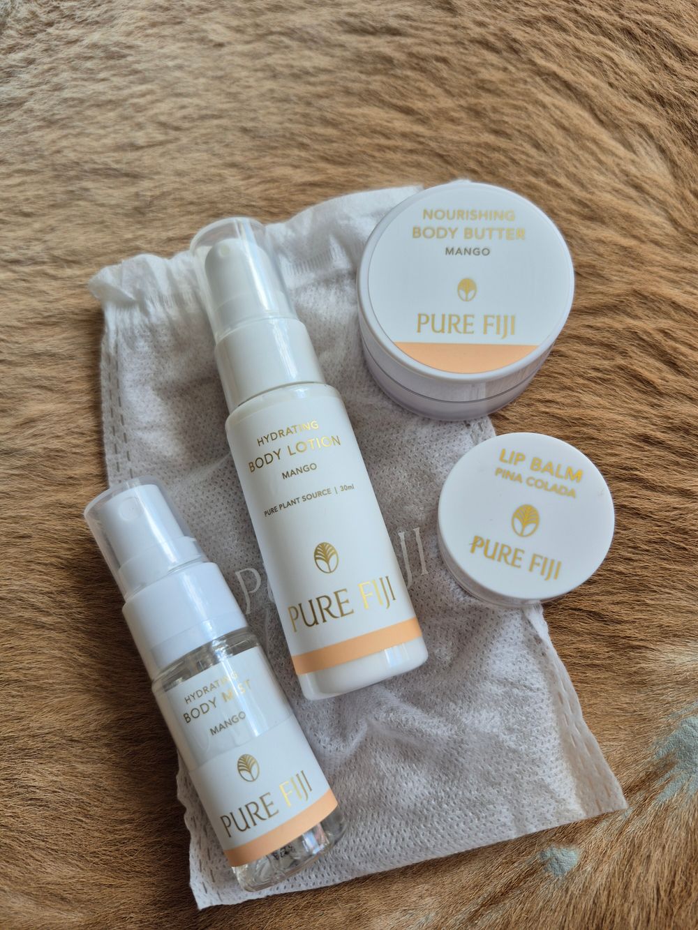 Pure Fiji Body Mist, Lotion, Body Butter & Lip Balm