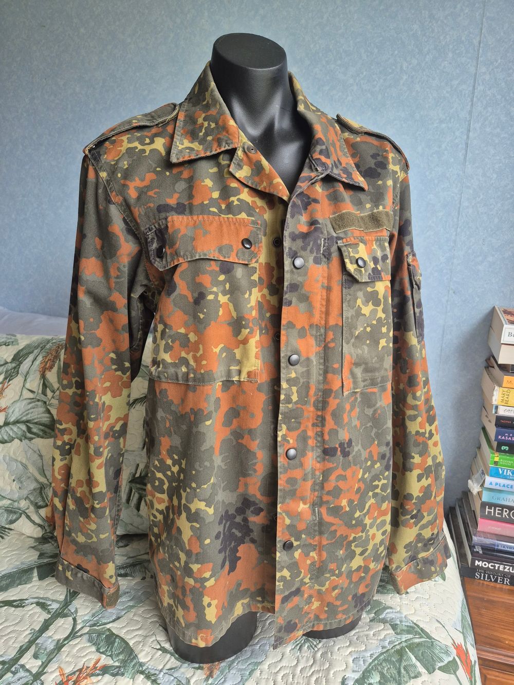 Vintage Kohler Gmbh Camouflage Print Shirt