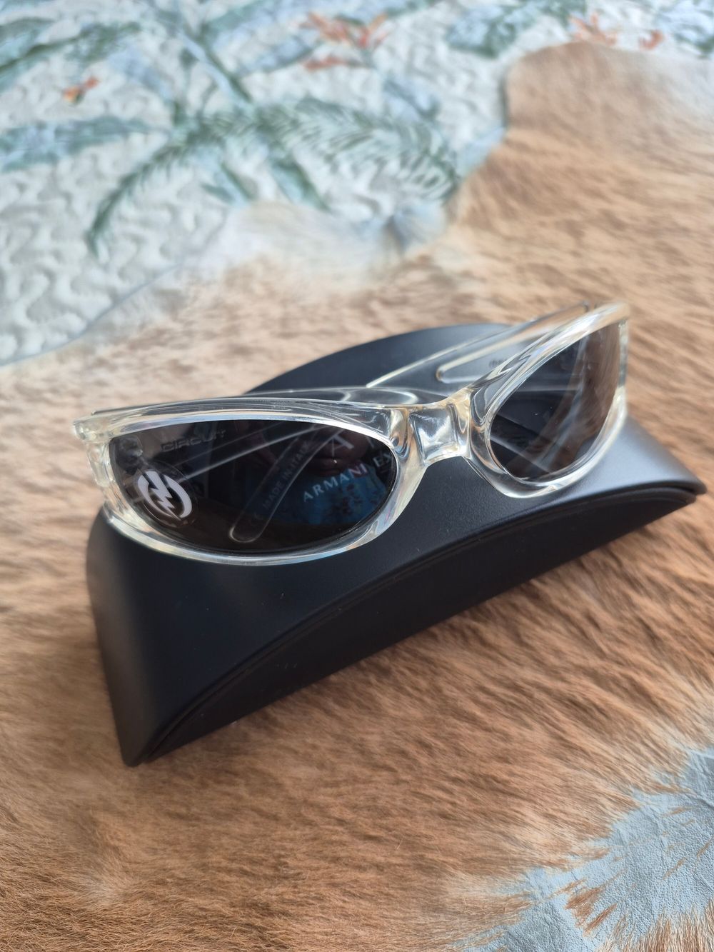 Electric Circuit Clear Sunglasses