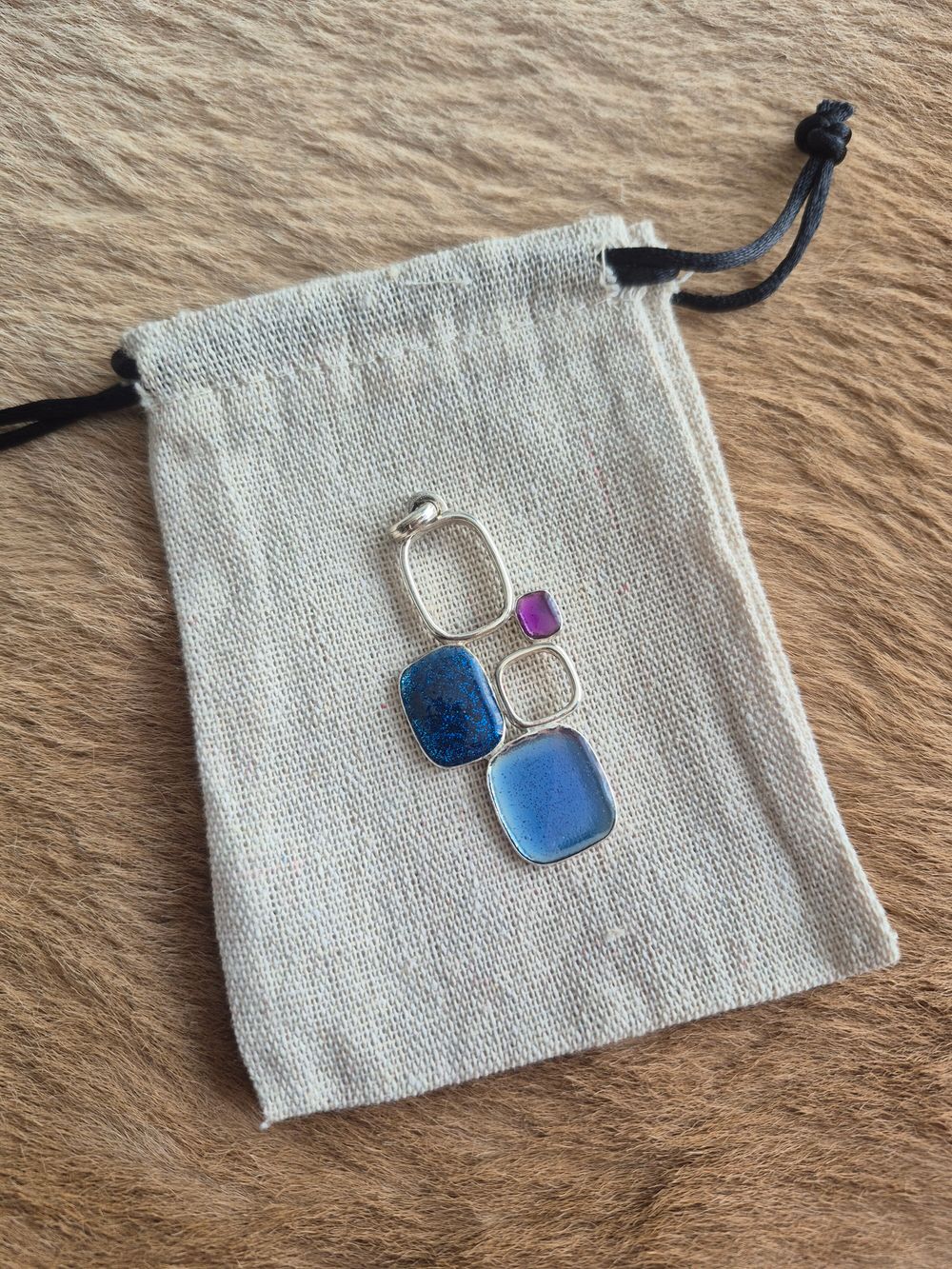 Skalli Purple And Blue Pendant