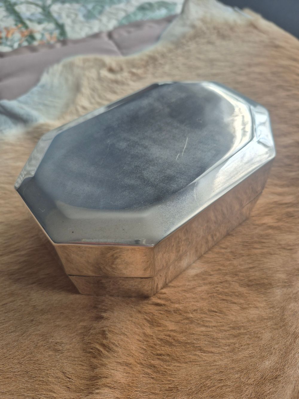 French Country Collections Silvertone Box