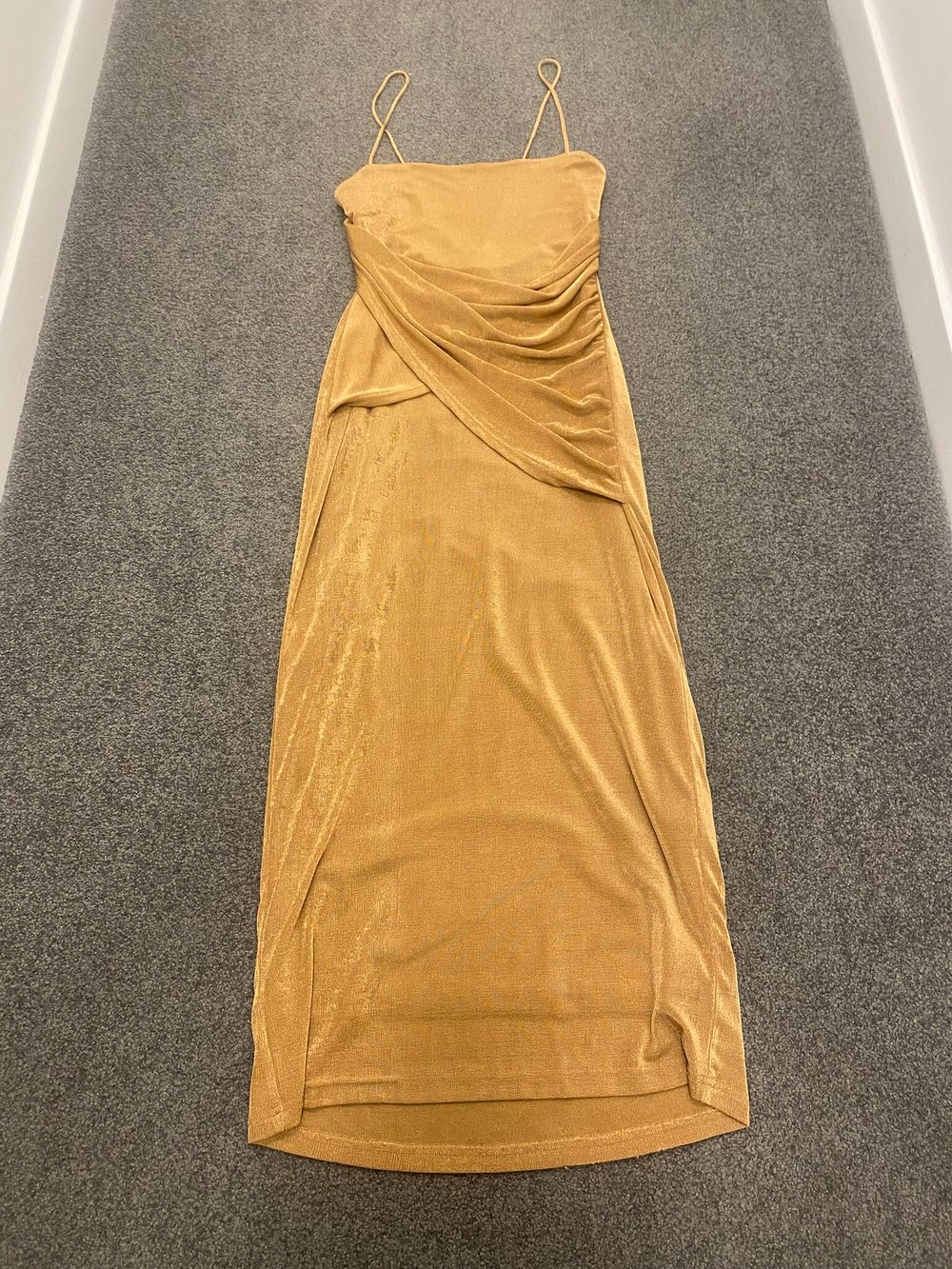 Midi Significant Other Golden Dress