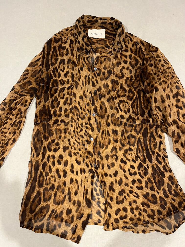 Superette Leopard Shirt silk