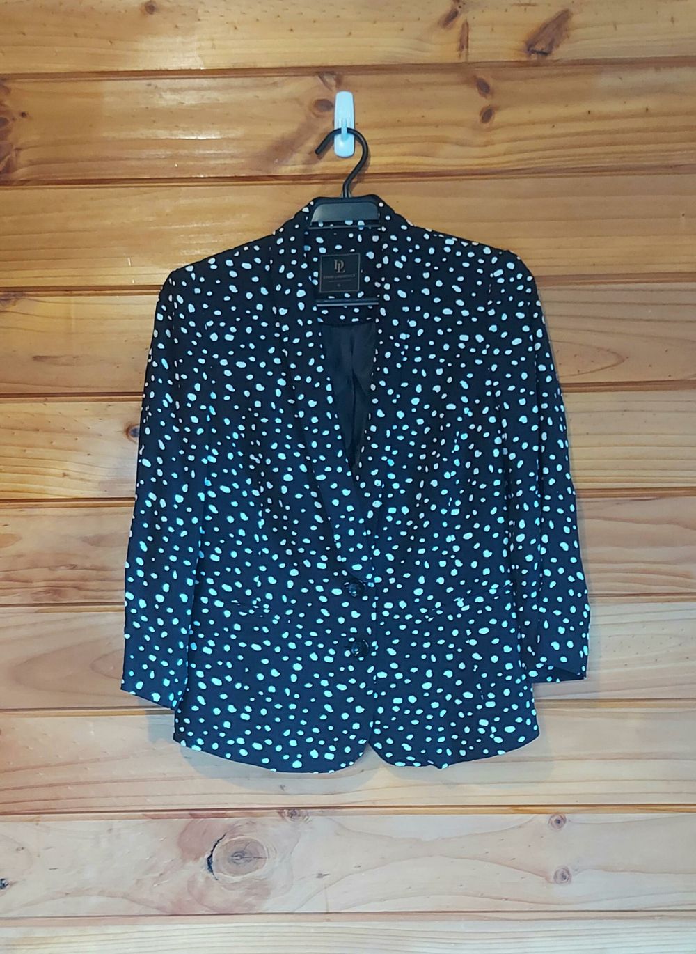 Polka dot blazer