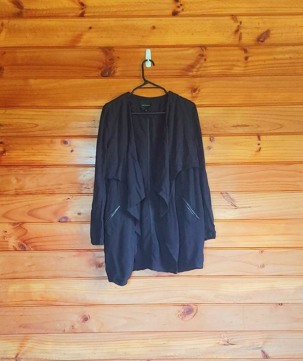 black casual jacket