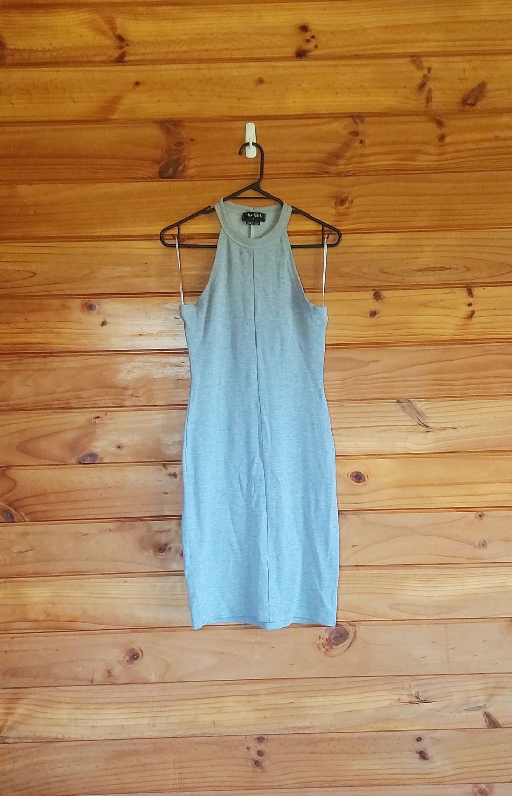 grey mini dress