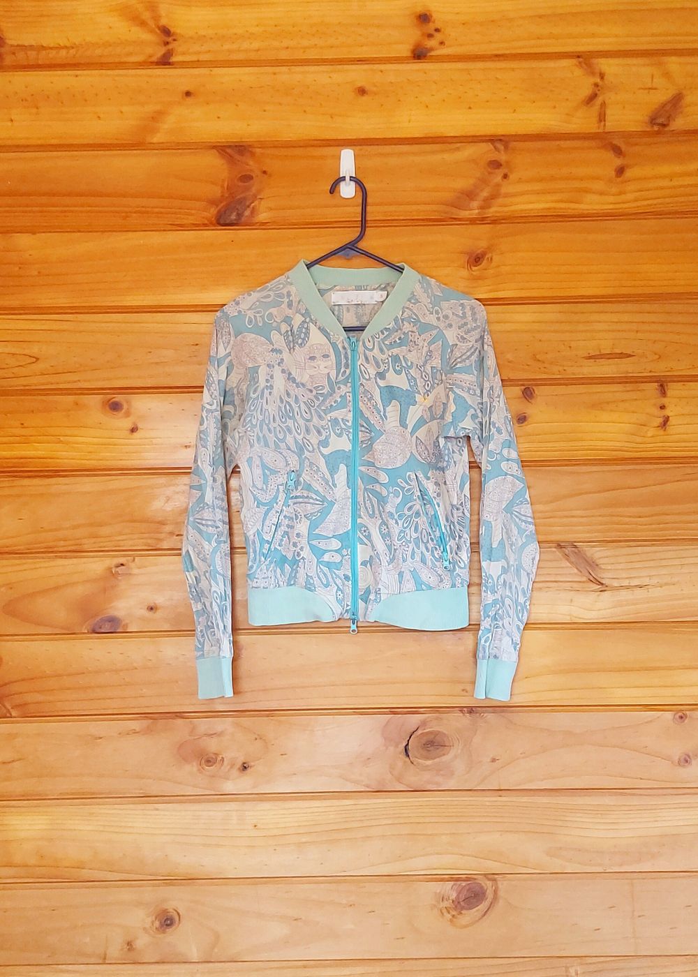 retro Stussy light bomber jacket
