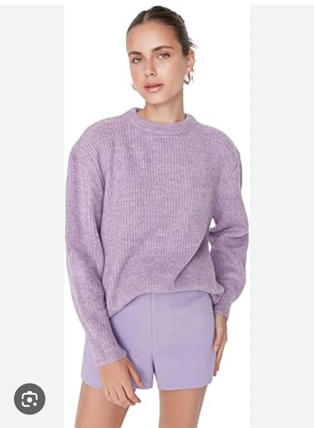 PURPLE wool/hemp jumper