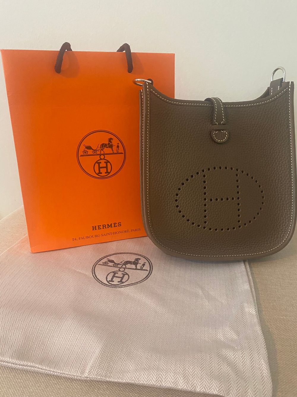 Hermès mini Evelyne handbag