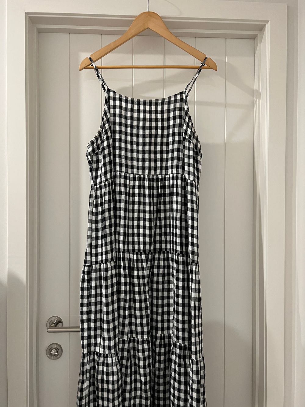 Zest - Zest 100% linen gingham maxi on Designer Wardrobe