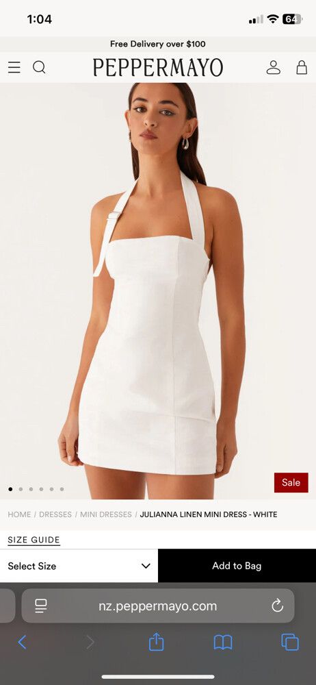 PepperMayo - Peppermayo White Mini Dress on Designer Wardrobe