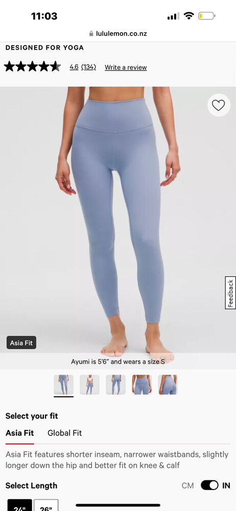 Lululemon Blue Leggings