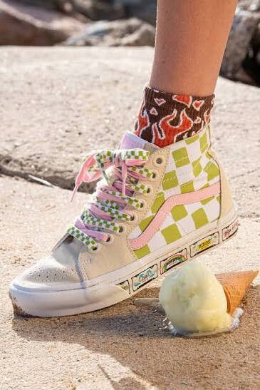 Vans Emma Mulholland on Holiday x SK8-HI Tapered 'Whimsical Checkerboard' sneakers