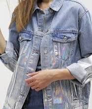 Moto Topshop Blue Denim Jacket