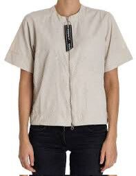 Adidas Beige Short Sleeve Vest Top