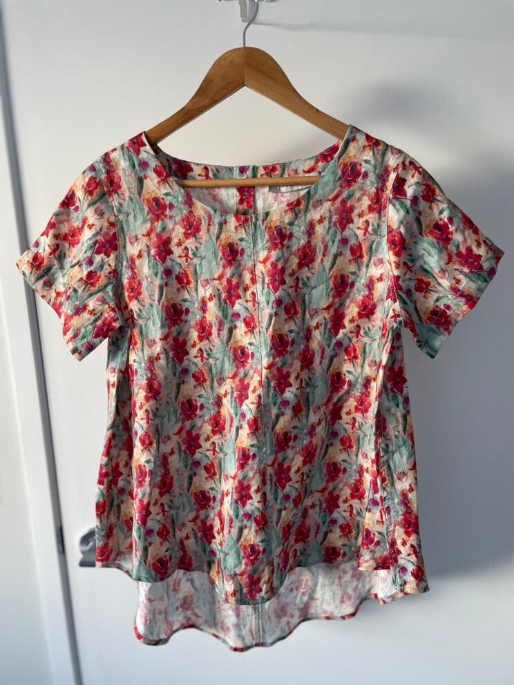 Preen Floral Top - 100% linen