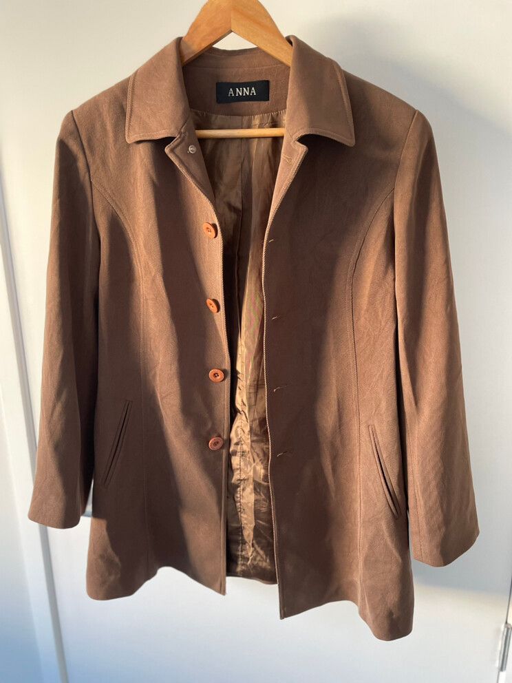 Anna Brown Mocha Choc Vintage Blazer Jacket