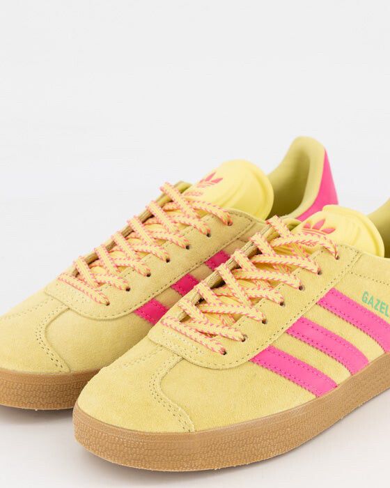 Adidas Yellow Pink Gazelle Sneakers Size 36