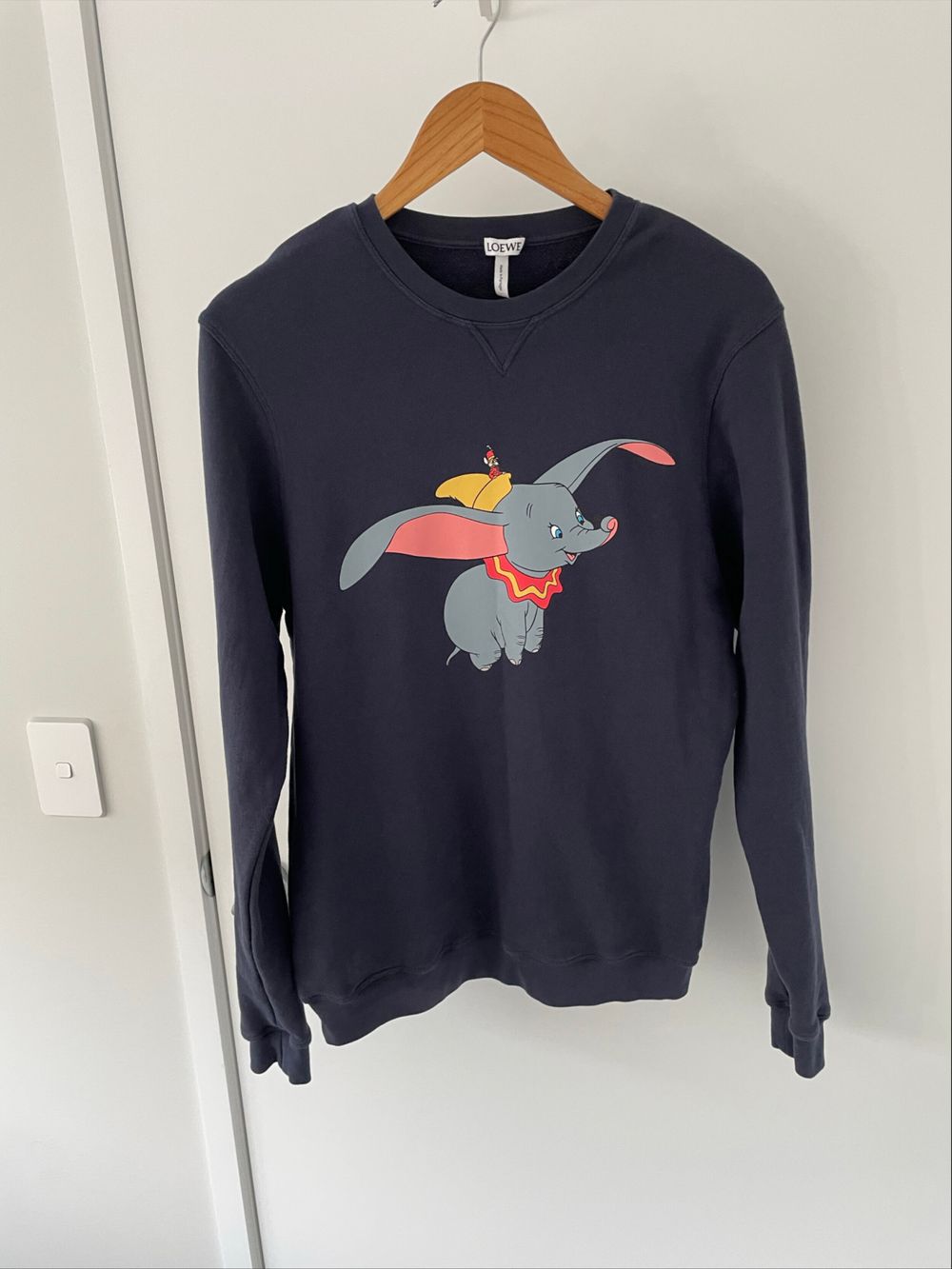 Navy Dumbo Graphic Sweatshirt size XS