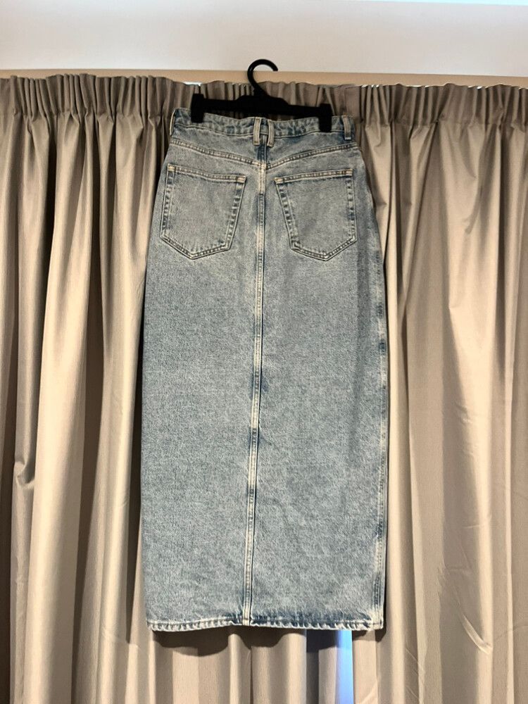 Long Denim Skirt