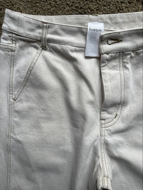 Kowtow Ivory Sailor Jeans, 10/M