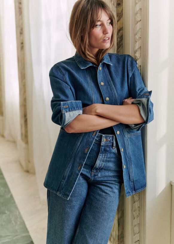DENIM SEZANE WILL FOREVER S インディゴジャケット Willジャケット - インディゴ - オーガニックコットン