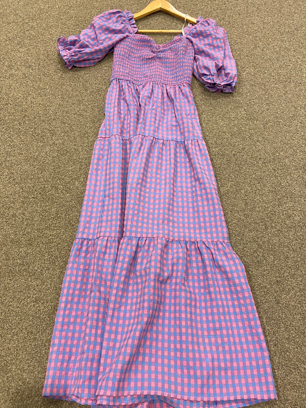 Charlie Holiday - Gingham Maxi Dress on Designer Wardrobe