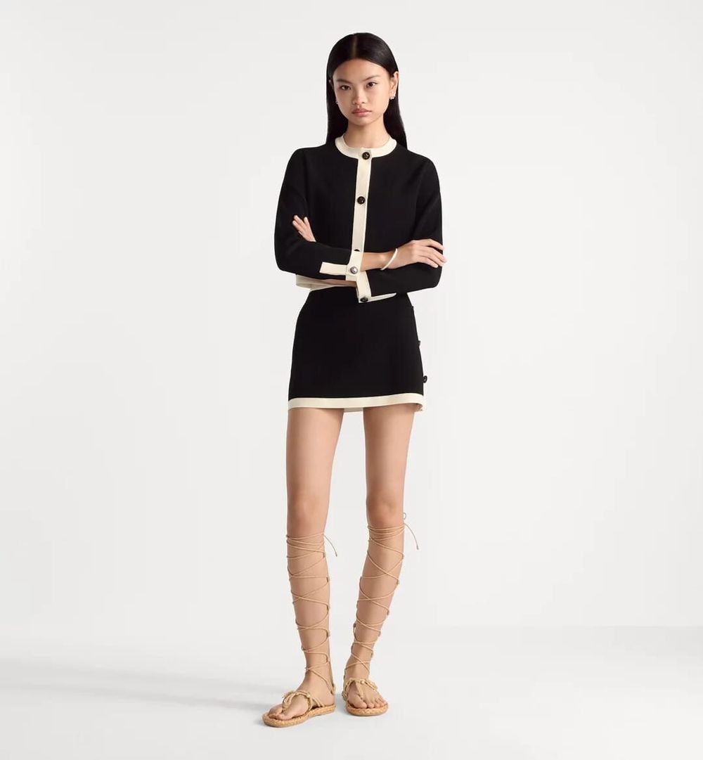 Dioriviera Mini Straight Skirt 38