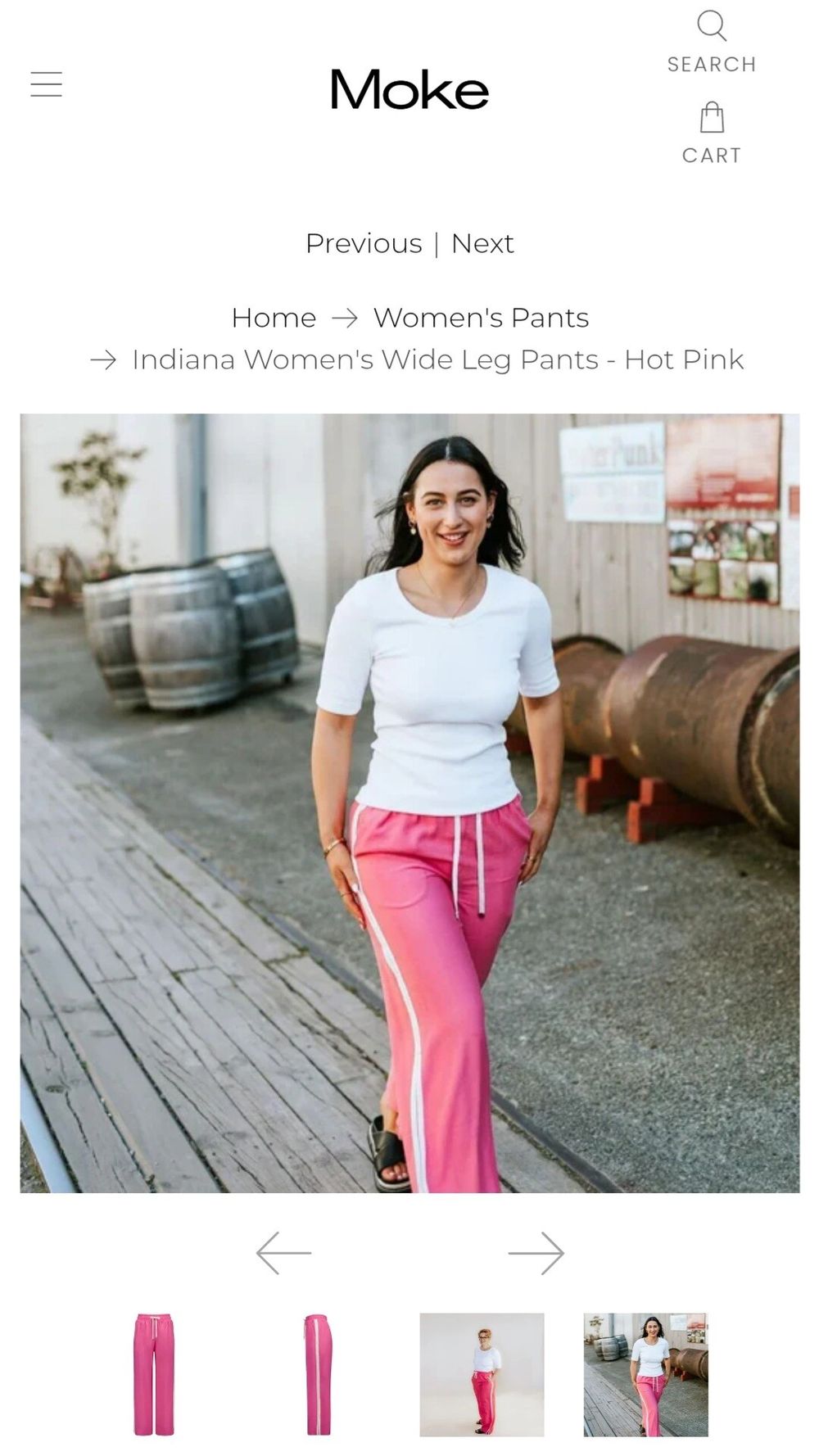 Moke Indiana Wide Leg Pants